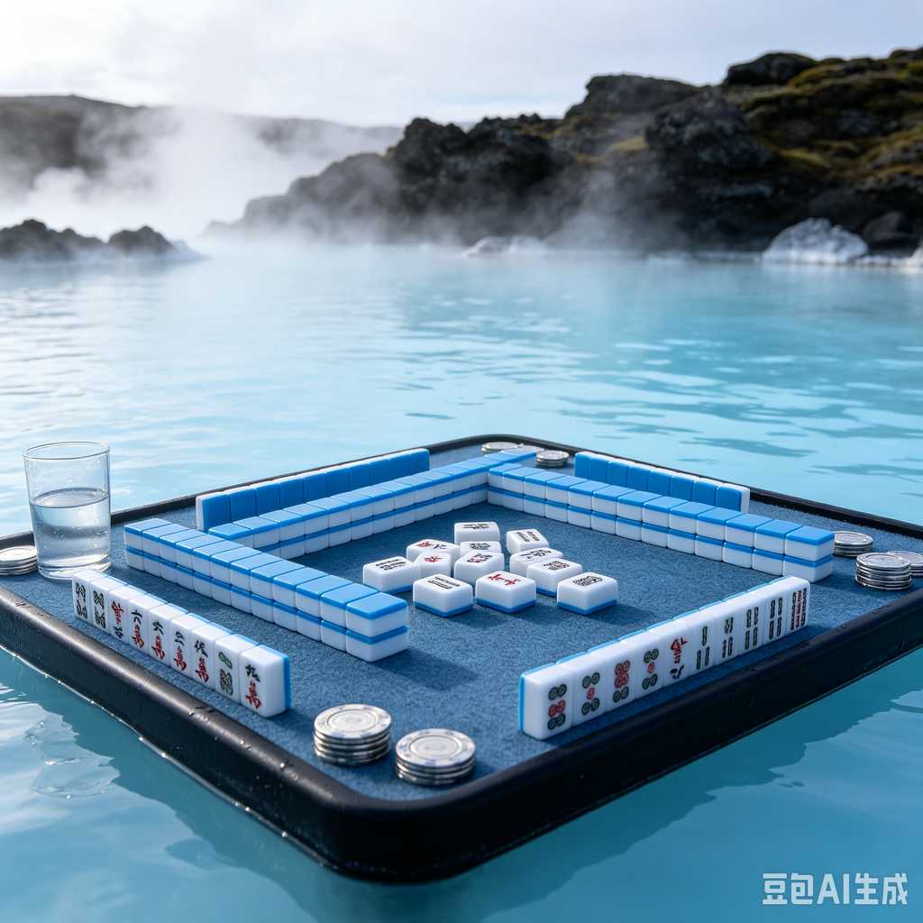 transparent acrylic mahjong set