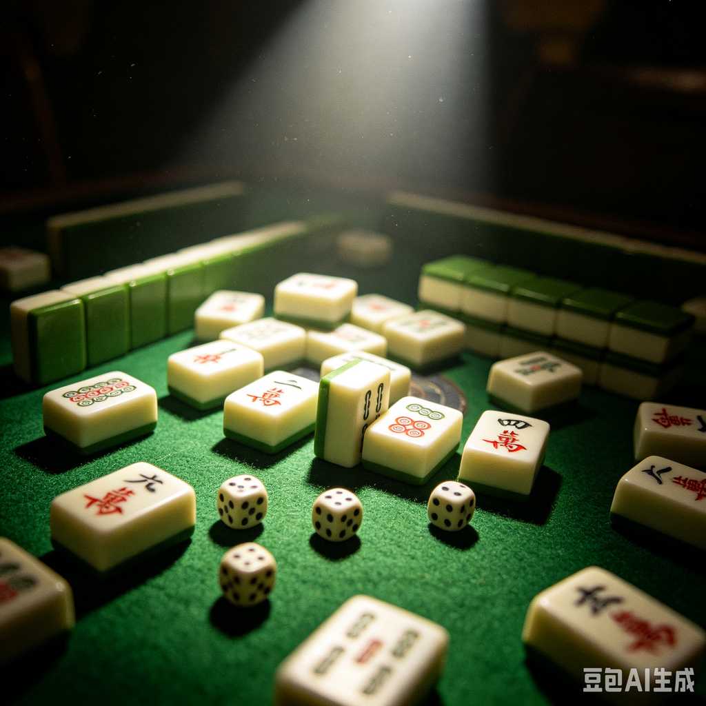 asian classic board game mahjong