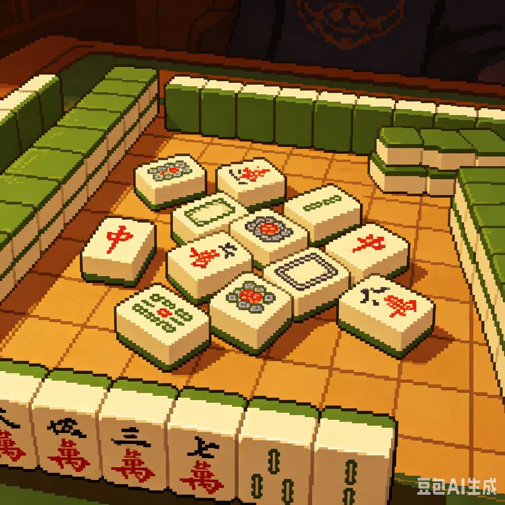 silver trim mahjong tiles