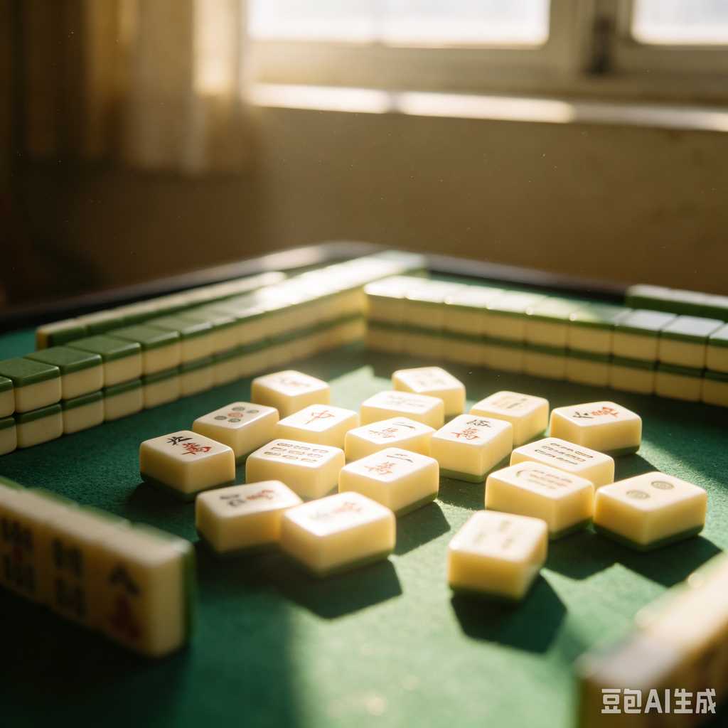 elegant text mahjong tiles