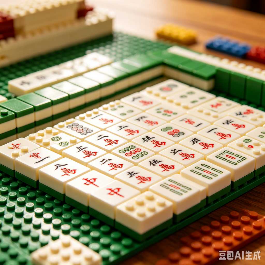 space saving mahjong game set