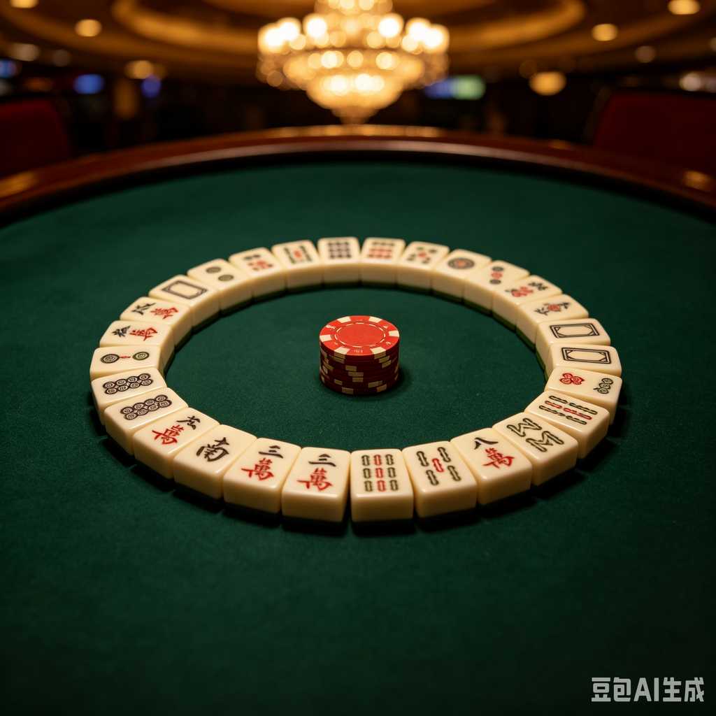 floral design mahjong set